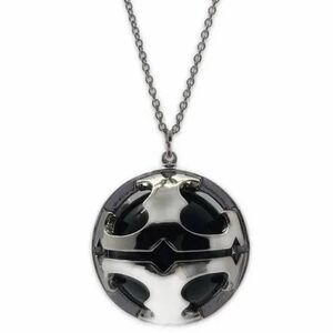 NWT Tory Burch Silver Miller Bubble Pendant Necklace